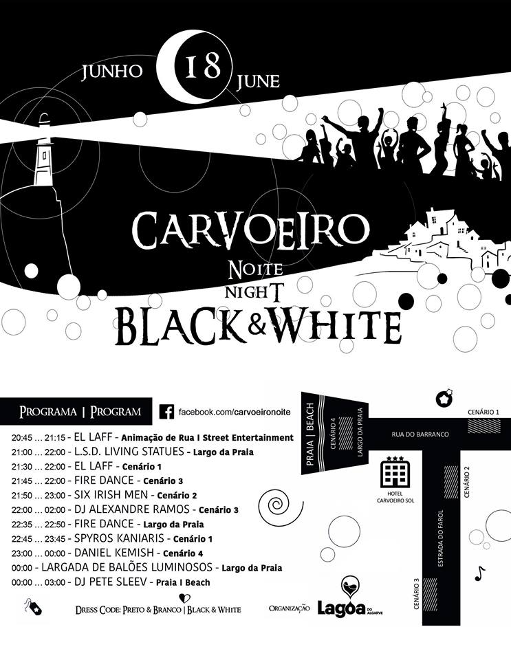 Carvoeiro inaugura as festas de Verão a preto e branco
