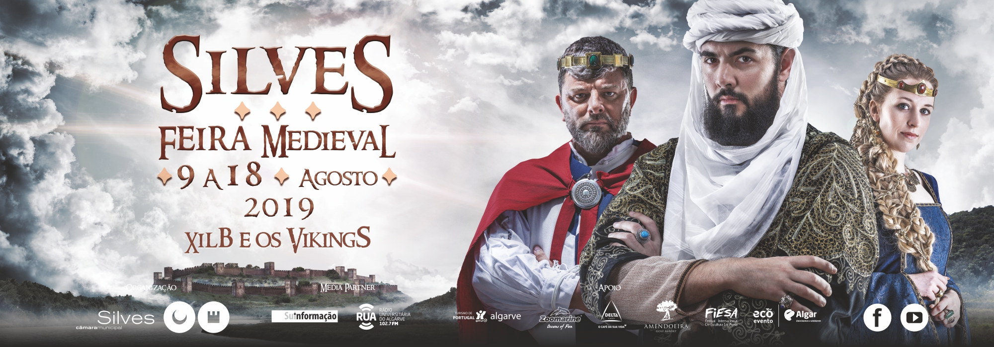 Muçulmanos e Vikings invadem a cidade de Silves