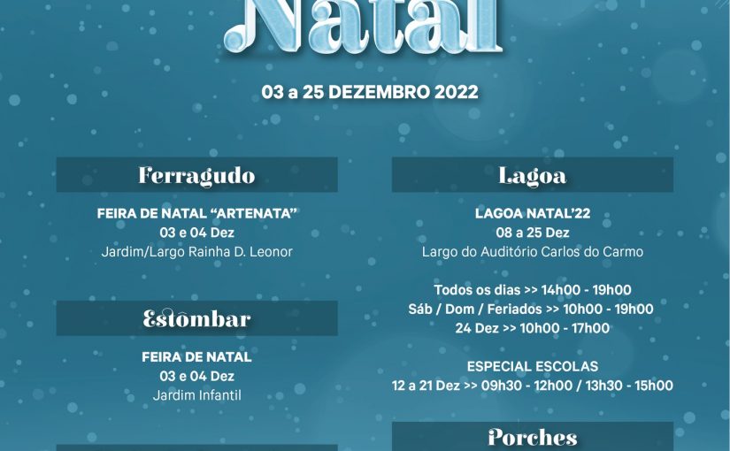 Feiras de Natal animam a quadra festiva no Algarve