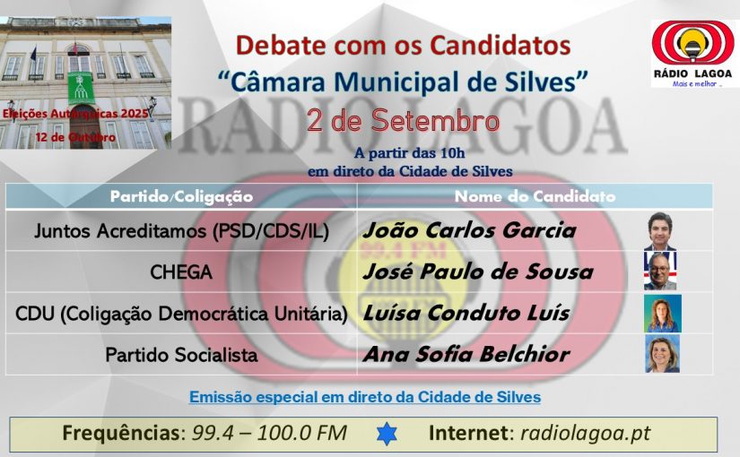 Candidatos à Câmara de Silves apresentam estratégias para o desenvolvimento do concelho